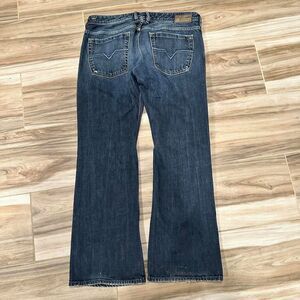 Vintage Selvedge Washed Diesel 0071s Bootcut denim Jeans made in italy zathan